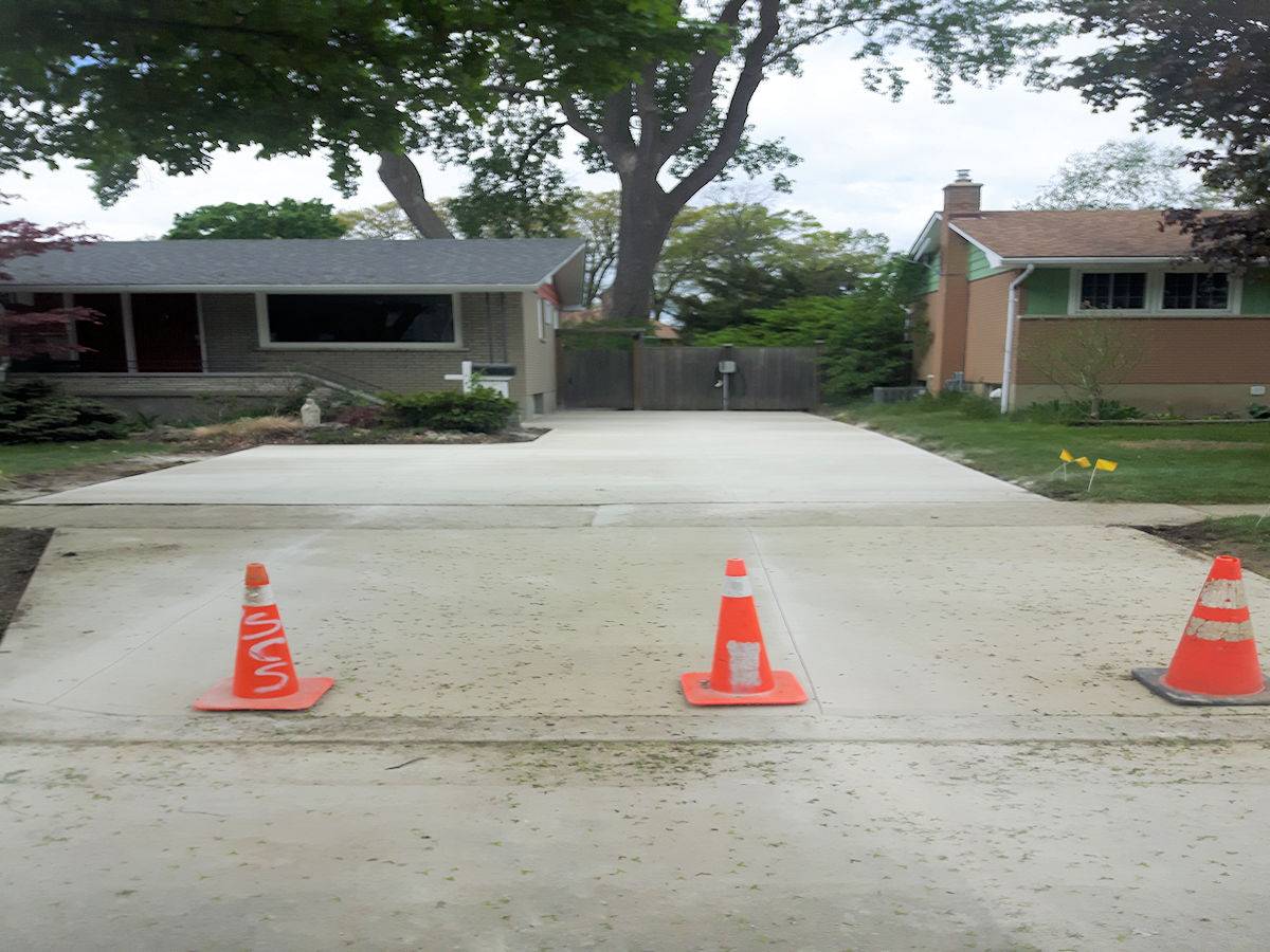 cement driveway 44