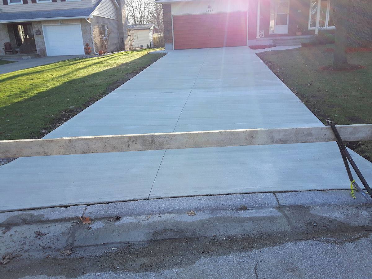 cement driveway 27