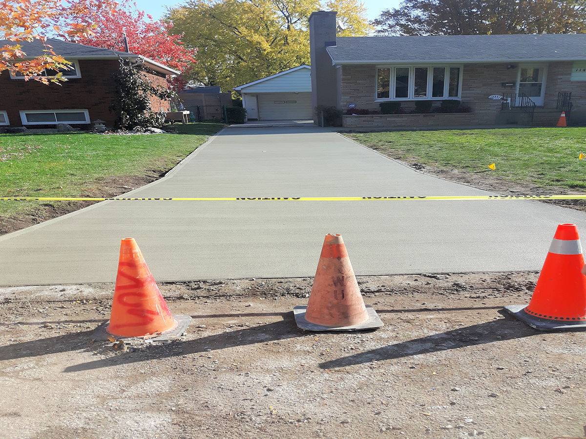 cement driveway 43