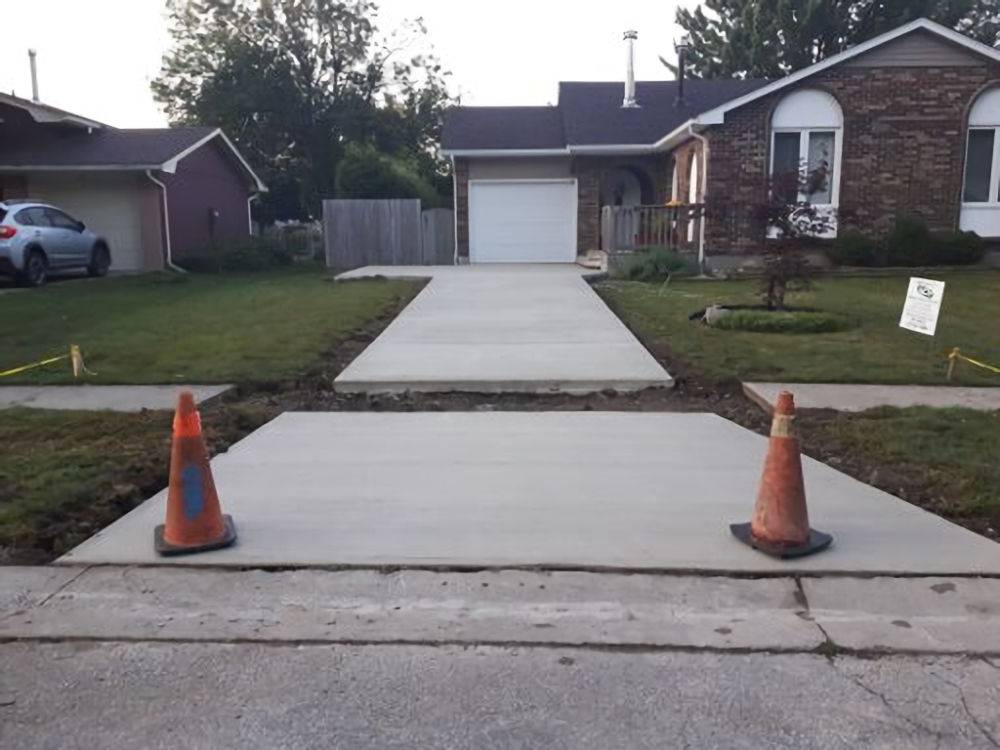 cement driveway 18