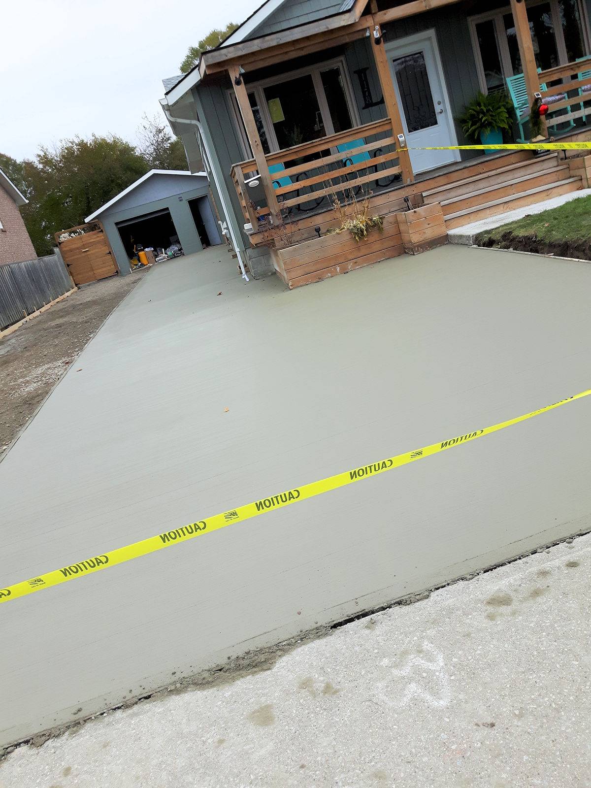 cement driveway 62