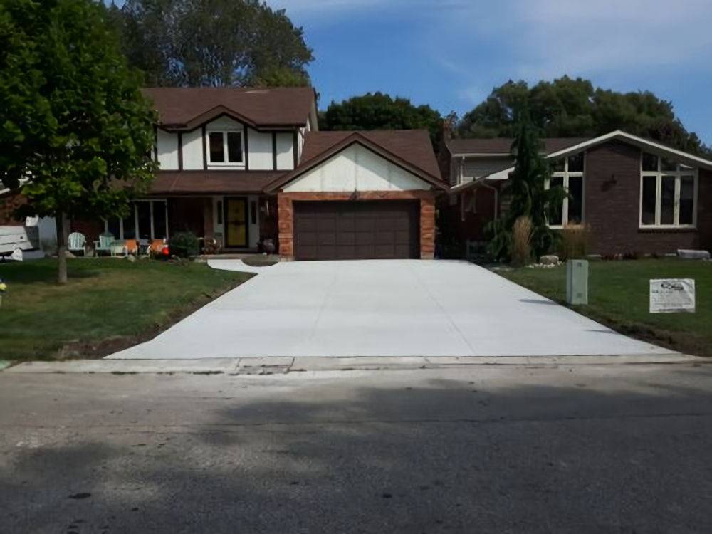 cement driveway 12