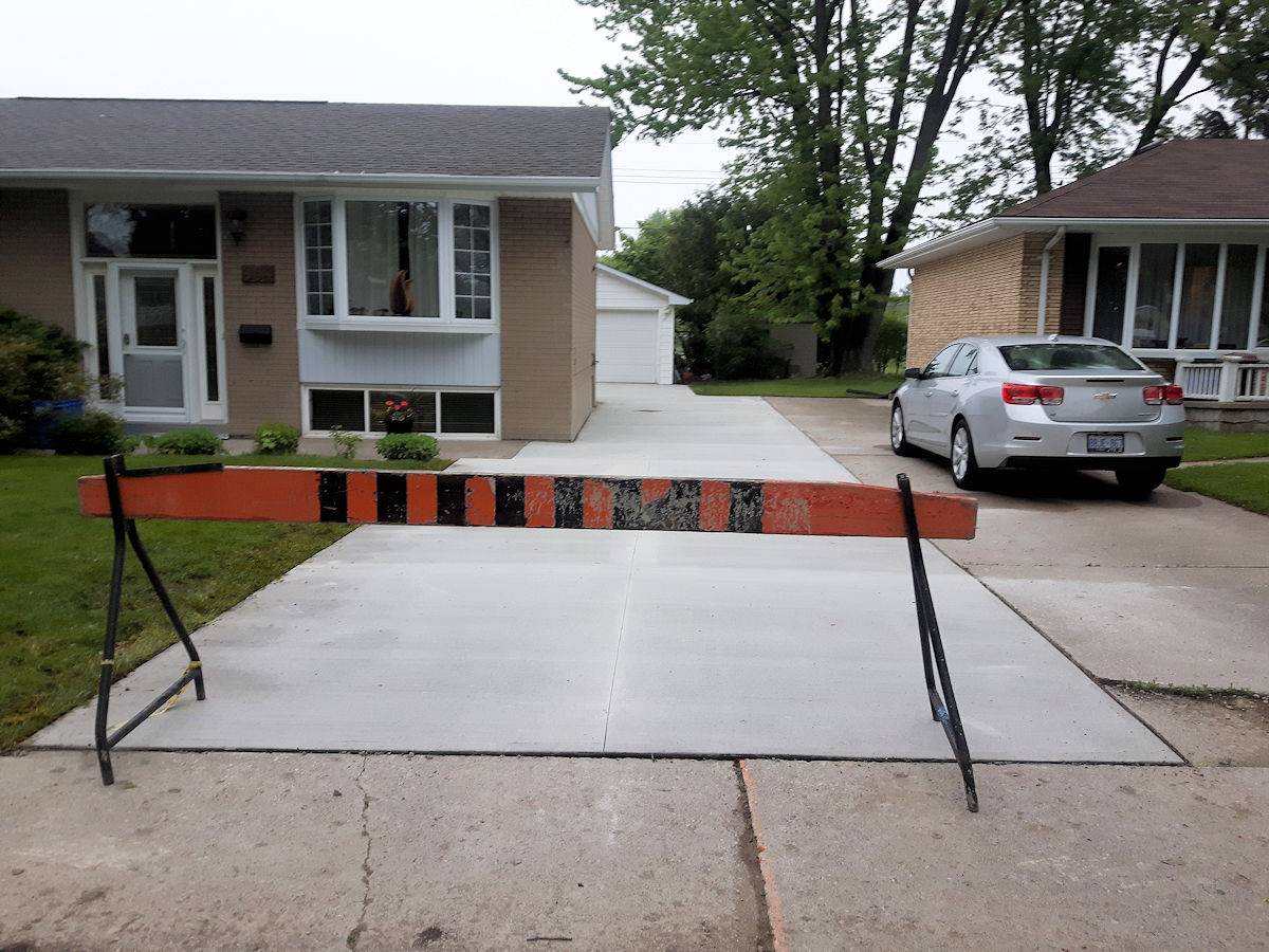 cement driveway 23