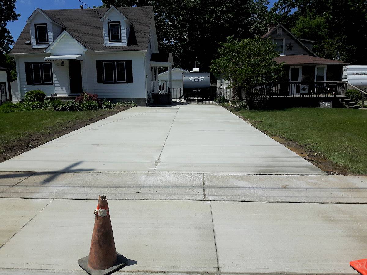 cement driveway 35
