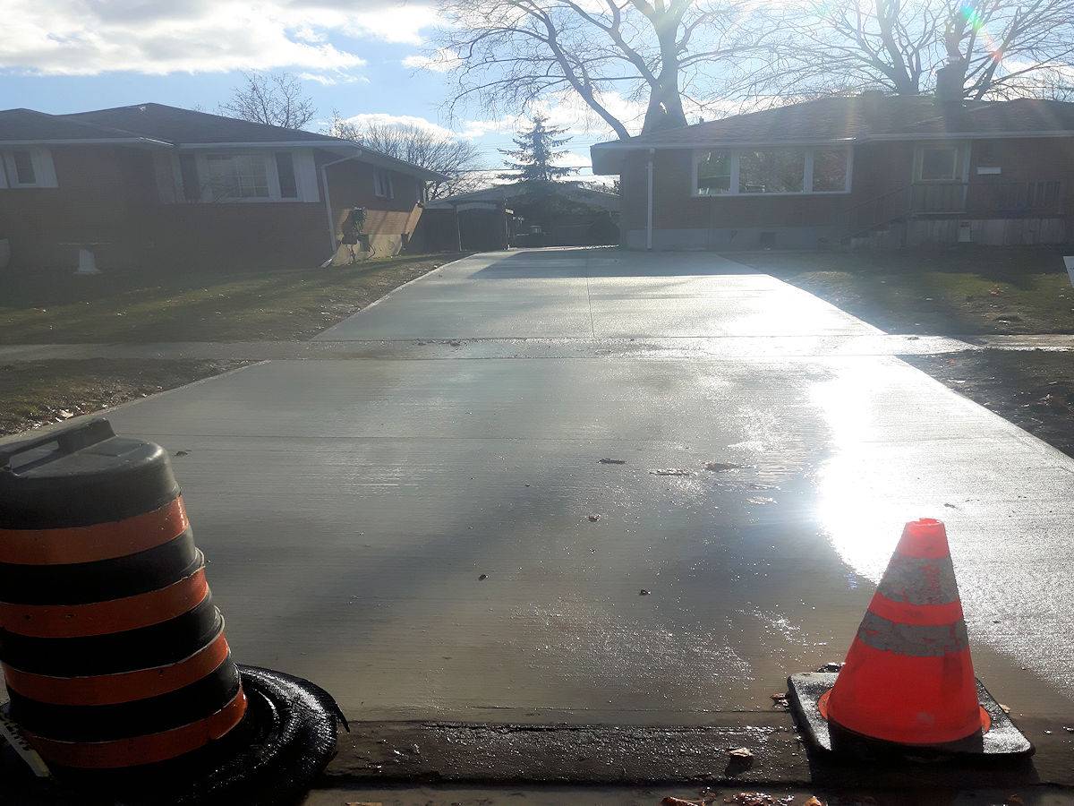 cement driveway 40