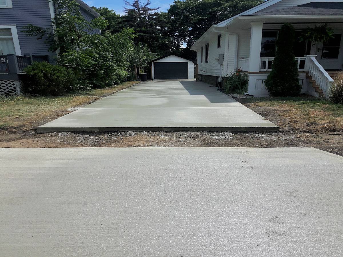 cement driveway 37
