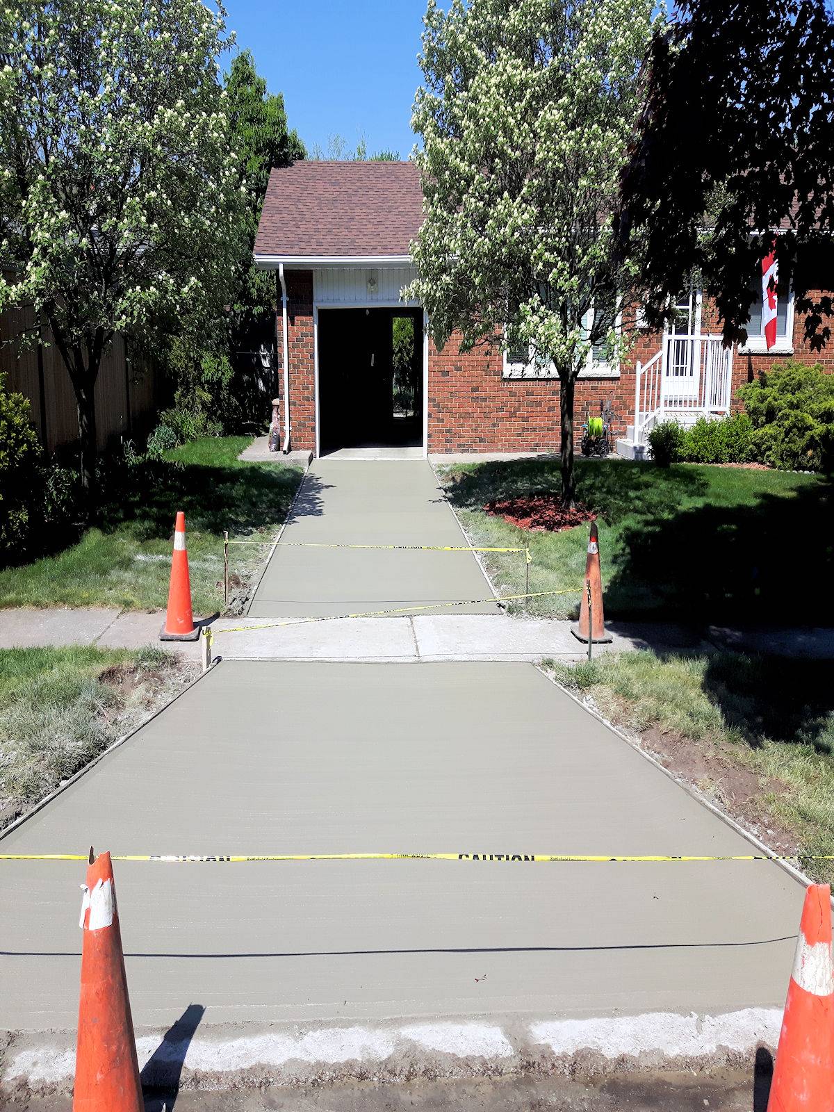 cement driveway 52