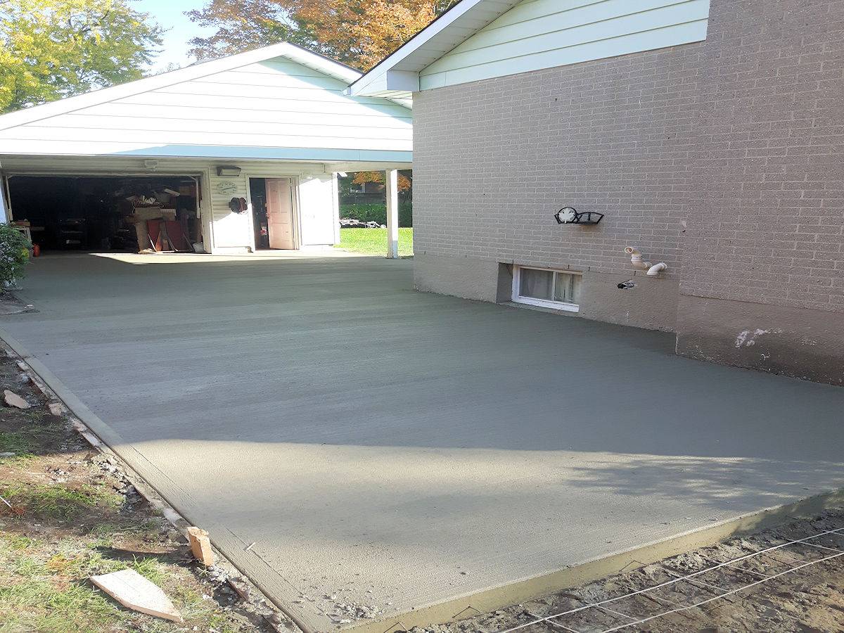 cement driveway 42